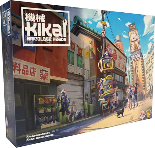 Asmodee - FENTasy Games - KIKAI - Jeu de Société Expert | Duel Stratégique Street Art - 2 Joueurs - Dès 14 Ans - 90 Min - Version Française