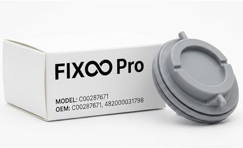 FIXOO Pro Tapón Dispensador de Abrillantador para Lavavajillas | Compatible Indesit, Ariston, Hotpoint, Whirlpool, Bauknecht, Philips | Sustituye OEM C00287671, 482000031798 | Junta de Goma