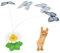 Jeu interactif électrique pour chat - Papillons en rotation aléatoire