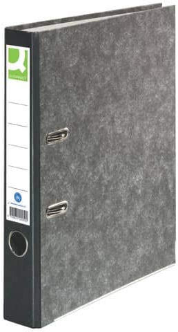 Grüner Balken Ordner-Wolkenmarmor Recycling 5 cm schmal DIN A4 schwarz 10er Pack Made in Germany Ringordner Aktenordner Briefordner Büroordner Pappordner Schlitzordner Blauer Engel (20er Pack schmal)