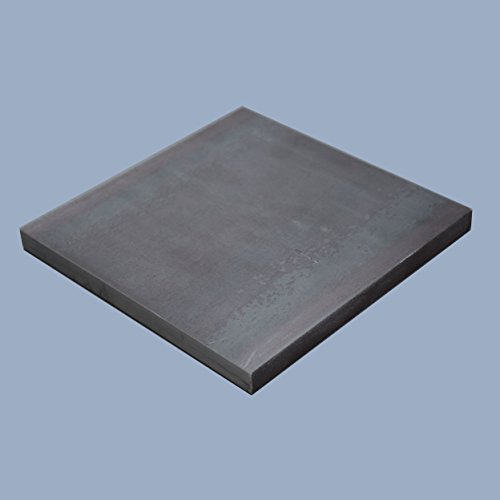 Ankerplatte, 200 x 200 x 10 mm Fußplatte Stahlplatte quadratisch, S235JR ST37