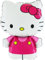 Toyland® 76cm (30) Hello Kitty Dressed In Pink Shaped Foil Balloon - Kids Party Decorations