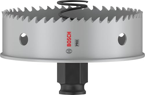 Bosch 1x Scie trépan PRO Sheet Metal Power Change Plus (pour Tôles en acier inoxydable, Tôles en acier, Ø 89 mm, Professional Accessoire Perceuses/visseuses rotatives)