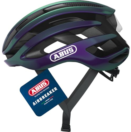 ABUS Casque de Vélo de Course AirBreaker, Violet/Bleu, Taille L