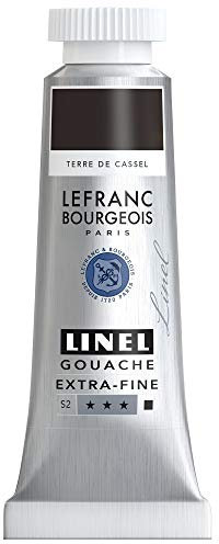 Lefranc Bourgeois Linel Gouache Extra-Fine Tube 14ml Terre De Cassel Série 2