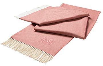 Rolf Benz Plaid, 50% Wolle 50% Polyacryl Rosa 200x240cm, 962-10-52