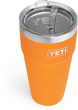 Yeti Rambler 26 Oz Straw Cup King Crab Orange