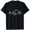 Tischtennisspieler Herzschlag Ping Pong Tischtennis T-Shirt
