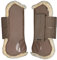 HORZE Windsor Gamaschen mit Kunstfellfutter, Braun, C