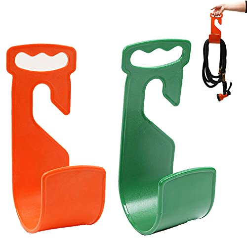 Schlauchhalter Schlauchhalterungen Gartenschlauch Halterung Schlauchhalter Wandhalterung Für Gartenzubehör, Schwimmbadschlauchhalter oder Kinderwagen, Wasserschläuche, Gartenbedarf (2 pcs)