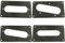 Bagues de conversion Humbucker pour Strat ou Telecaster (bobine simple droit)