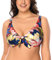 Vivisence 3203 Underwired Soft Bikini Top (Bottoms Available) - Made in EU, Navy Flowers,42D