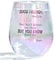DONGSHANGIFT Best Friend Birthday Gifts for Women, Good Friends are Like Stars Stemless Wine Glass, Friendship Gifts for Women's Birthday, 15oz