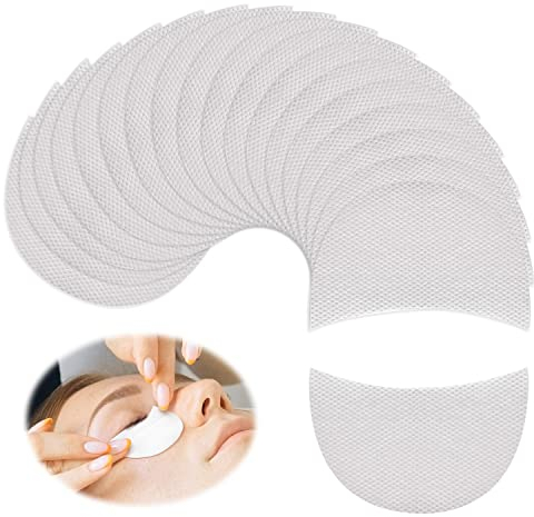150 Blatt Augen Make-up Lidschatten Pads Lidschatten Patch Vorlage Gebogenes Design Lidschatten Schutz Make-up Augenpolster Aufkleber für Wimpernverlängerung Make-up Lippen-Make-up