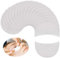 150 Blatt Augen Make-up Lidschatten Pads Lidschatten Patch Vorlage Gebogenes Design Lidschatten Schutz Make-up Augenpolster Aufkleber für Wimpernverlängerung Make-up Lippen-Make-up