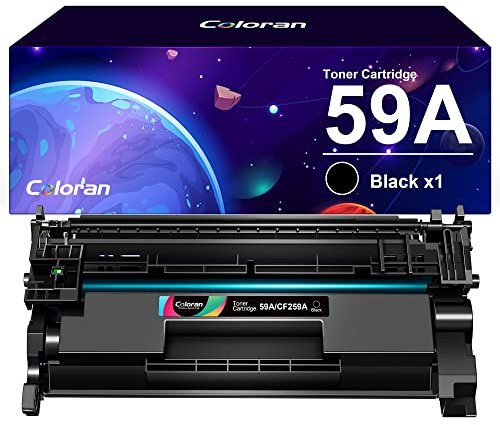 Coloran 59A Tonerkartusche Ersatz für HP CF259A 59A CF259X 59X kompatibel für Laserjet Pro MFP M428 M428fdw M428dw M428fdn M428m Laserjet Pro M304 M304a M404 M404dn M404dw M404dw M4000 4n (1Schwarz)