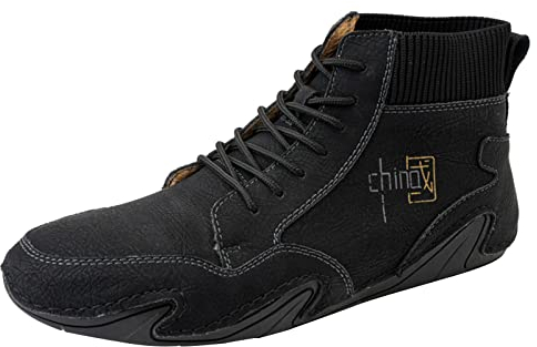NOAGENJT Scarpe da Camminata Uomo Scarpe Uomo Ginnastica Stivali da Pescatore Alti Uomo Stivali Uomo Cowboy Sneakers Donna Zeppa 44 27.99