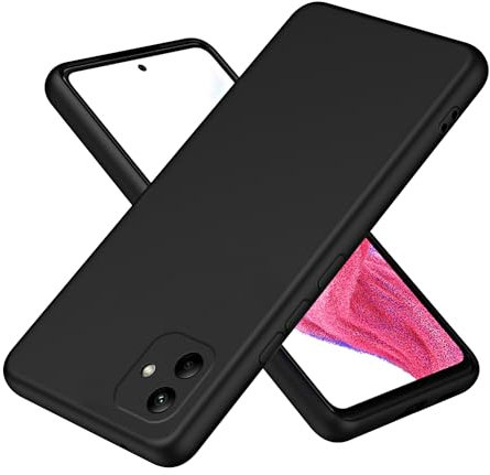 XINYEXIN Silicone Liquido Custodia Cover per Samsung Galaxy A55 5G, Premium Silicone Case Antiurto con Fodera in Microfibra Protezione a Doppio Strato Caso - Nero