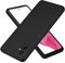 XINYEXIN Coque pour Samsung Galaxy A55 5G Liquid Silicone Case, Étui Coque de Téléphone en Silicone Antichoc Épaissi avec Doublure en Microfibre Housse Protection - Le Noir