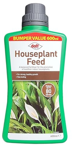 Doff Houseplant Feed, Multipurpose Liquid Fertilizer Feed, Plant Food (600ml Houseplant Feed)