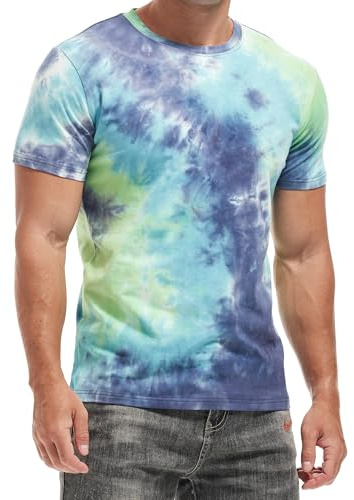 RONOMO Herren T-Shirt 95% Baumwolle 5% Spandex, Mikroelastik, Hautfreundlich