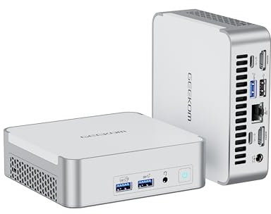 GEEKOM Mini PC XT13 Pro, 13th Gen Intel Core i9-13900H(14C/20T, up to 5.4GHz) 32GB DDR4/2TB PCIe Gen 4 SSD Windows 11 Pro Desktop Computer Support Wi-Fi 6E/Bluetooth 5.2/USB 4.0/2.5G LAN/8K