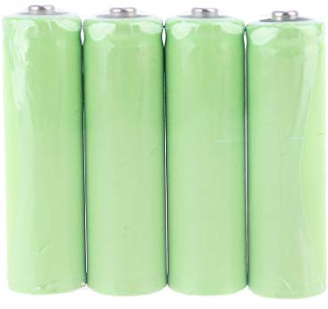 Pnuokn Aa Lot de 4 fausses piles pour batterie au lithium fer phosphate 4 Pa AA