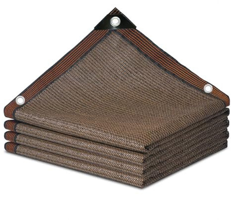 Voile Ombrage PerméAble Toile Ombrage 6x4 Oeillets Filet Anti Grele Voiture pour Jardin, Pergola Et Camping-Car,5x6m