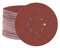 MioTools Fox Klett-Schleifscheiben, 225 mm, 8-Loch, f. Trockenbauschleifer, Normalkorund (25 Stk.) K80