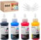 ATTA 664 Ink Bottle Refills Compatible with Epson T7741 T6642 T6643 T664 Ink Multipack for ET-2650 ET-2500 ET-2550 ET-2600 ET-4500 ET-14000 L100 L110 L350 L355 L555 (Black, Cyan, Magenta, Yellow)