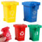 Weddflower 4PCS/Set MINI MUGBAGE CAN Hellfarbene Müllsortierspiel Spielzeugmüll Dosen Interakive Lernspielzeug Mülleimer Sicherheits -Mini -Recyclingbehälter