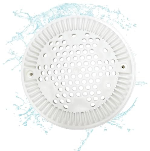 Frfik Cubiertas de drenaje de piscina, desagüe de ducha para cubierta de piscina, cubierta de drenaje de cubierta de piscina, rejilla de drenaje de ducha antiobstrucción, cubierta de skimmer de