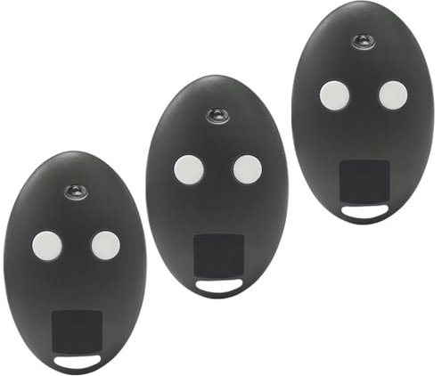 Telecomando Cancello, Telecomando porta garage, 3 pezzi Telecomando Telecomando MITTO2- Mitto2 M 2 canali 433 MHz Rolling Code per cancelli automatici