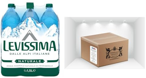 CG94 - Confezione Acqua Levissima naturale 24 x1,5L Bottiglia - (BOX 24 Bottiglie)