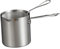 GLEAVI 1 Juego freidora de acero inoxidable sartén de alimentos olla pequeña para freír fritura olla profunda frito cacerola freidora aceite freidora con cesta cestas para freír Plata