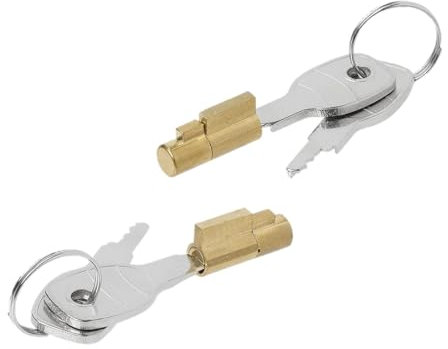 2er Pack Steckschloss für Anhängerkupplung – Diebstahlsicherung Schloss für Kugelkupplung – inkl. je 2 Schlüssel – passend für Alko AK7 AK10/2, Albe EM80-350, Winterhoff WW8-150, SPP ZSK