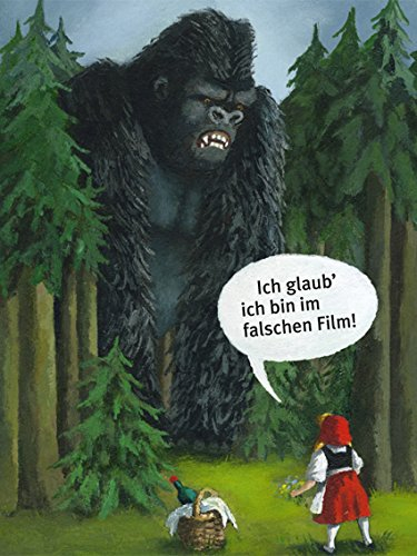 Inkognito Postkarte A6 • 33051 ''Im falschen Film Künstler: Henrike Wilson • Satire • Kinder/Märchen
