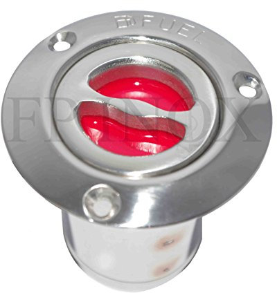 Bouchon de Nable Fuel en INOX Rouge