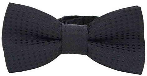 Fliege mit kleinem Halsband für Hunde oder Katzen, verstellbar, für Welpen oder Kätzchen, mittelgroßer Hals, für Ostern, Hochzeit, Geburtstag, Geschenk, D-D-T-1 (Schwarz mit schwarzen Punkten)