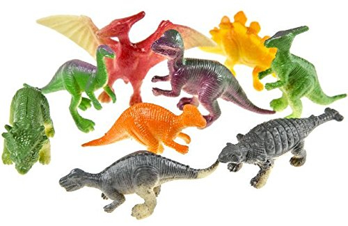 Unbekannt 12 Dinosaurier Figuren 5-6 cm groß Dino Mitgebsel Give Away Tombola