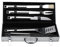 Berghoff 1108180 Barbecue 6 Pezzi Set Valigetta, Metallo, Acciaio Inox
