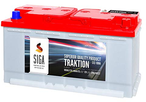 100Ah 12V Panzerplatte (PZS) Batterie Antrieb Hubwagen Hebebühne Solar Traktionsbatterie