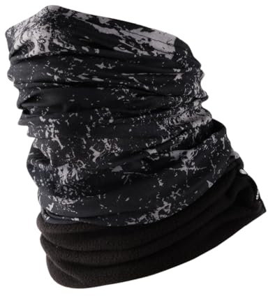 Hilltop® Polar Multifunktionstuch mit Fleece, warmes Schlauchtuch, Schal, Halstuch für kalte Herbst und Wintertage, für Damen und Herren, Trendige Farben, Farbe:Dark Sky