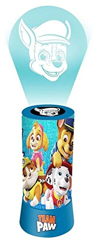 Paw Patrol Projecteur LED cylindrique (PW16538), Bleu, Unique
