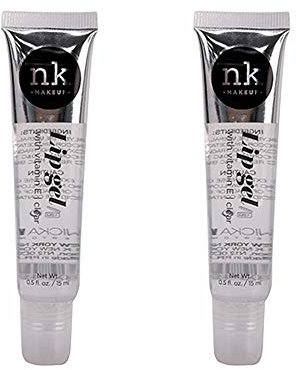 2 PACK!! NICKA K NEW YORK Clear Lip Gel with Vitamin E (Clear)