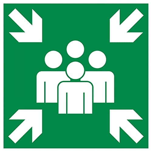 Schild Sammelstelle Sammelplatz Kunststoffplatte 20x20cm