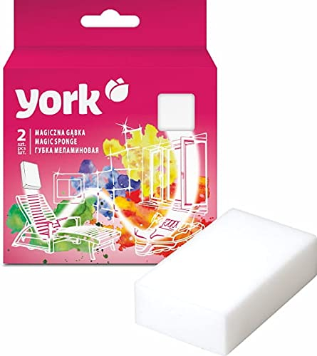 York Schmutzradierer Schwamm 2 Stück Radierschwamm Putzschwamm Zauberschwamm Wunderschwamm Ohne Reinigungsmittel Für Wände Möbel Schuhe Reinigungsschwamm Melaminschaum