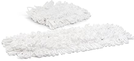 Novaliv Bodenwisch-Pad Wollplüsch | Ideal für Glatte Böden Beläge | 46x14,5 cm Mikrofaser | Zum feucht nass wischen | für professionelle Reinigung von Laminat Fliesenböden Hartholz Keramik und Marmor