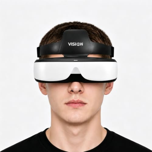 VISIONHMD Visionhmd Bigeyes H1 3D-Videobrille mit HDMI-Eingang, Schwarz, 160 x 52 x 63 mm