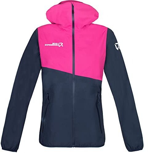 Rock Experience Damen Great Roof Hoodie Jacke, Blue Nights-Beetroot Purple, XS